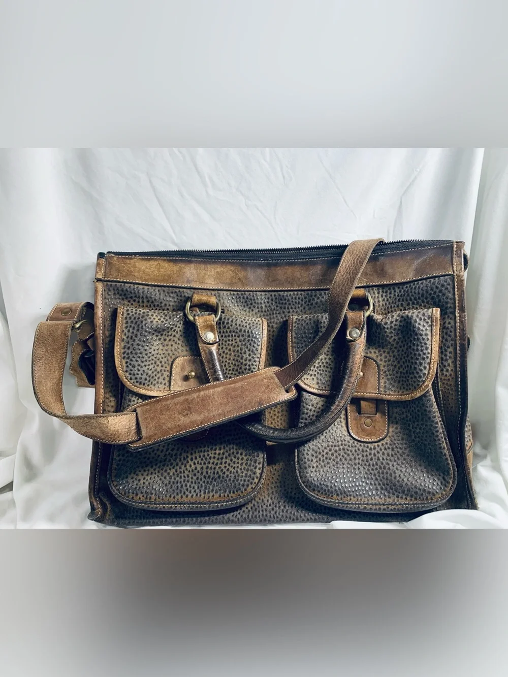 Vintage Ghurka Examiner No. 5 Marley Hodgson Leather Briefcase Bag